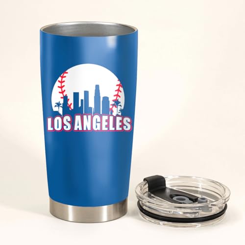 Schian 20oz Stainless Steel Insulated Skyline Tumbler with Lid - Gift for Men & Women