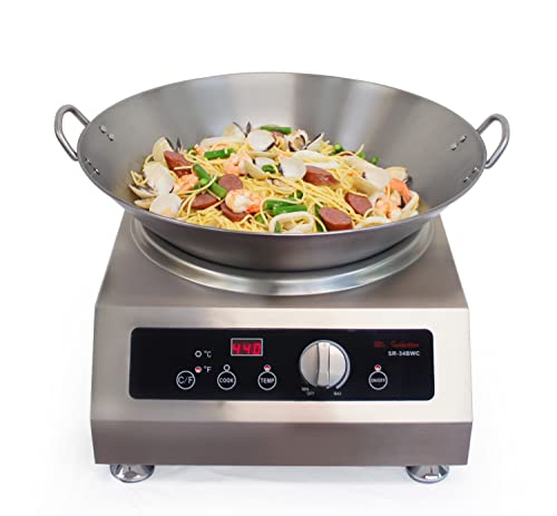 SPT SL-PA450EA: 18″ Stainless Steel Wok (Induction Ready)