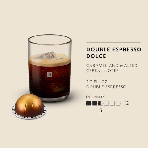 Nespresso Vertuo Double Espresso Dolce Coffee Pods 30-Count