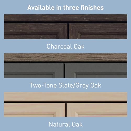 Realspace Koru 60-inch Wooden Desk Hutch with Adjustable Shelves