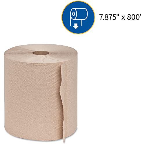 Embossed Hardwound Commercial Paper Roll Towels - 7.88" x 800' (6 Pack)