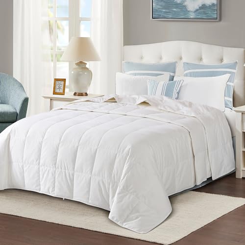 Summer Down Comforter King Size - Lightweight Duvet Insert 106x90