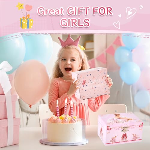 Musical Ballerina Jewelry Box for Girls with Spinning Dancer Figurine