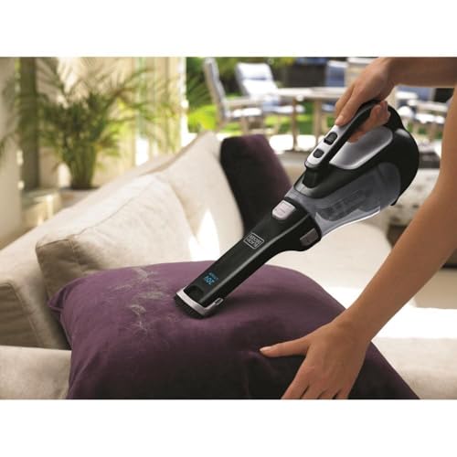 20V Cordless Handheld Vacuum with Crevice Tool and Flip-Up Brush