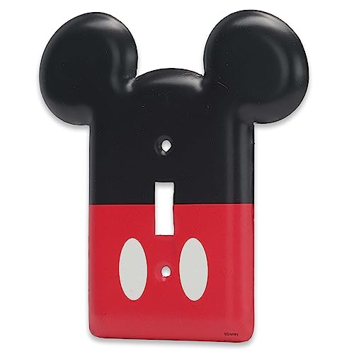 Mickey Mouse Metal Light Switch Plate - Decorative Bedroom Wall Cover