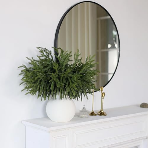 32Pcs 18"Lifelike Touch Artificial Norfolk Pine Branches for Vase
