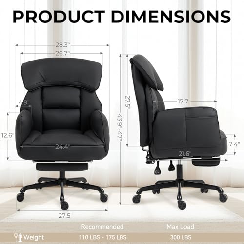 Reclining Cross Legged Office Chair with Pivoting Armrests & Pocket Spring