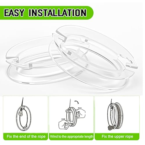 8-Pack Window Blind Cord Holders for Child and Pet Safety