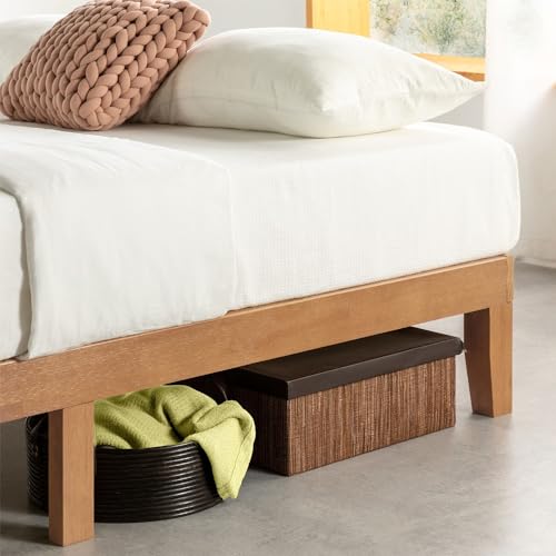Mellow Naturalista Classic 12-Inch Solid Wood Queen Platform Bed