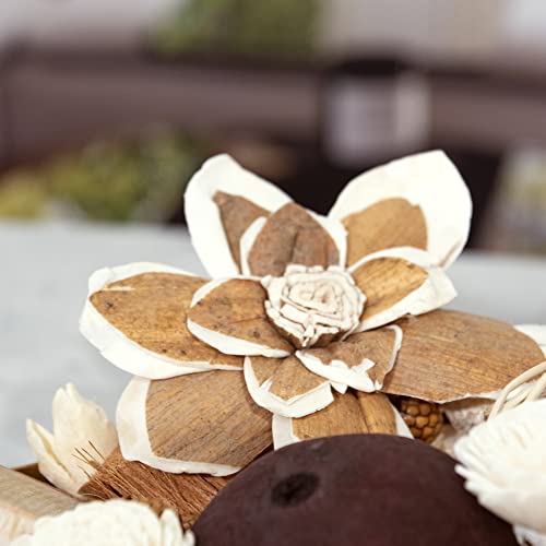 Coconut Sandalwood Scented Potpourri Decorative Vase and Bowl Filler