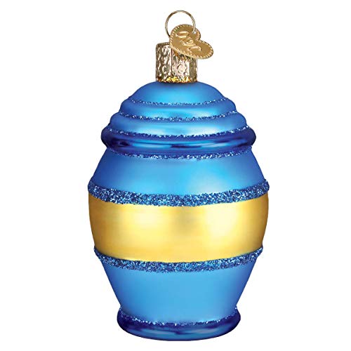Old World Christmas Honey Pot Glass Ornament - Handcrafted Holiday Decoration