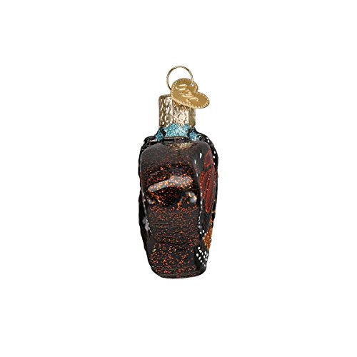 Handcrafted Glass Monarch Butterfly Christmas Tree Ornament