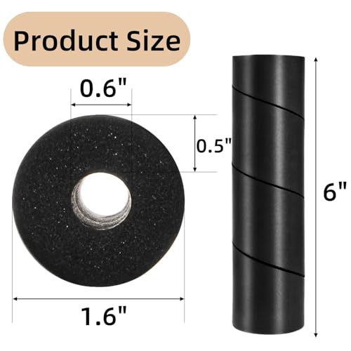 8-Pack Bed Frame Toe Protectors - 6-Inch Foam Furniture Leg Guards