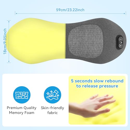 3-in-1 Back Massager with Heat, Vibration & Stretching