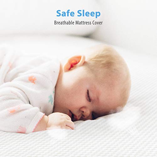 Dual-Sided Gel Memory Foam Crib Mattress for Standard Cribs & Toddler Beds