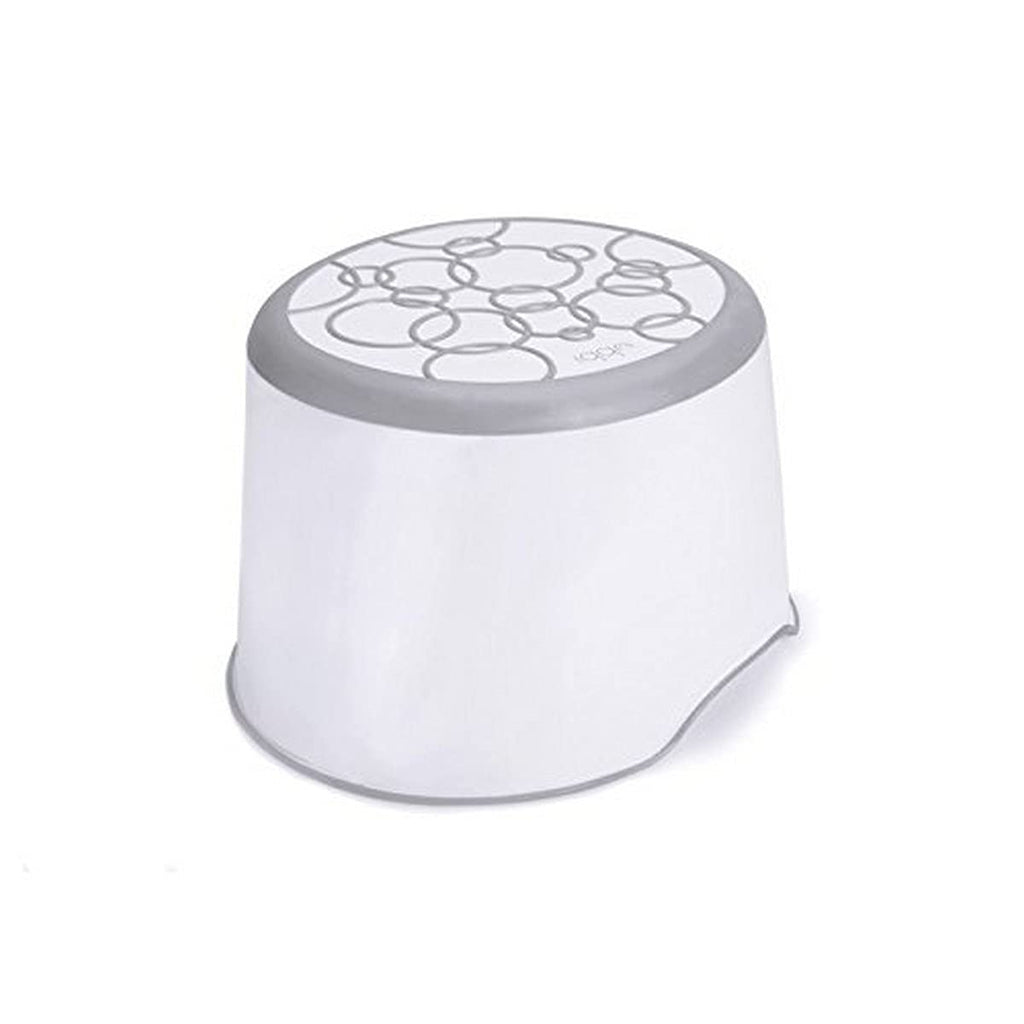 Ubbi Step Stool for Kids - Slip-Resistant Toddler Potty Training Stool | Soft Grip Safety, Gray
