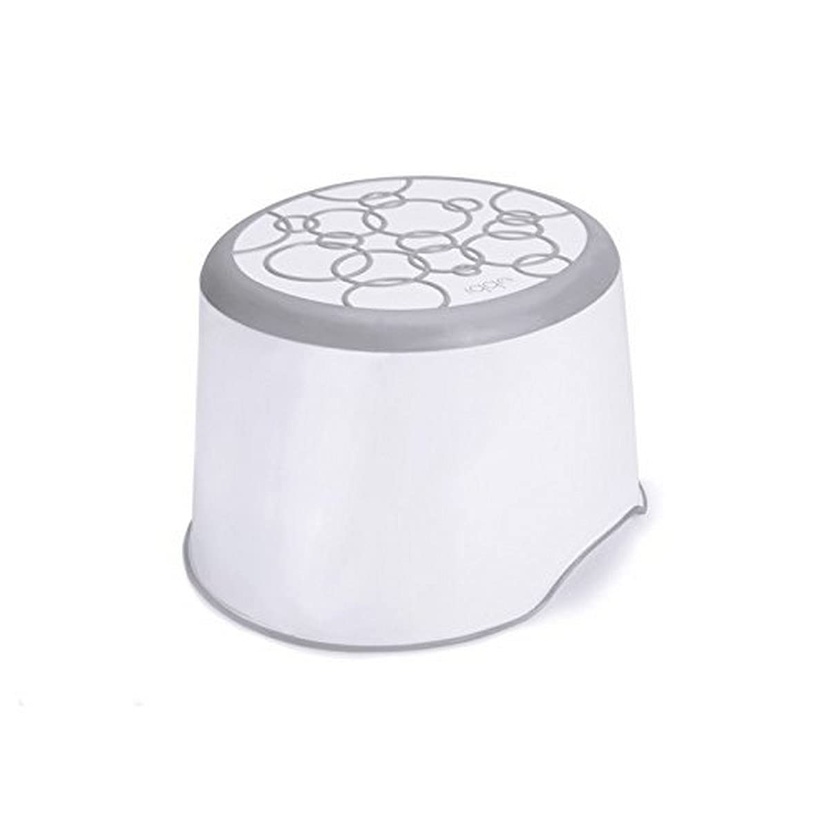Ubbi Step Stool for Kids - Slip-Resistant Toddler Potty Training Stool | Soft Grip Safety, Gray