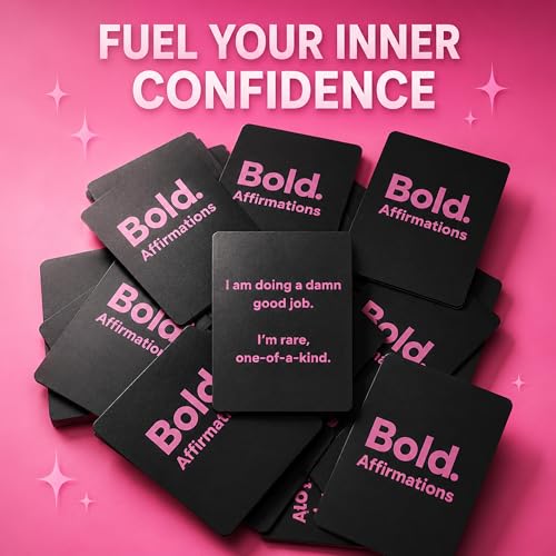 Bold Badass Affirmation Cards for Women, 200 Daily Motivations - 200 Affirmations