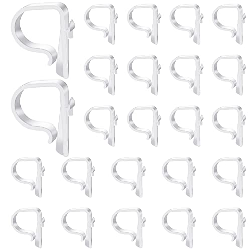 24-Pack Plastic Church Pew Clips for Wedding Aisle Decor & Railings