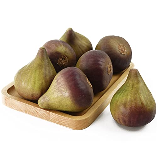 Fake Figs - 6pcs Lifelike Artificial Fruit for Home Decor