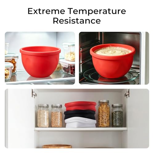 Silicone Mixing Bowl Liners for 5-Quart Tilt-Head Stand Mixers, 3-Pack