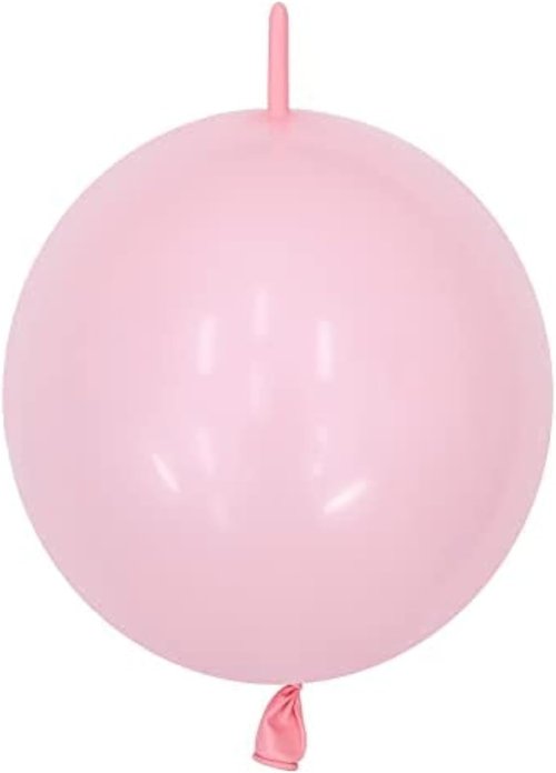 IN-JOOYAA 6-Inch Baby Pink Latex Quick Link Balloons - 100 Pcs for Party Decorations