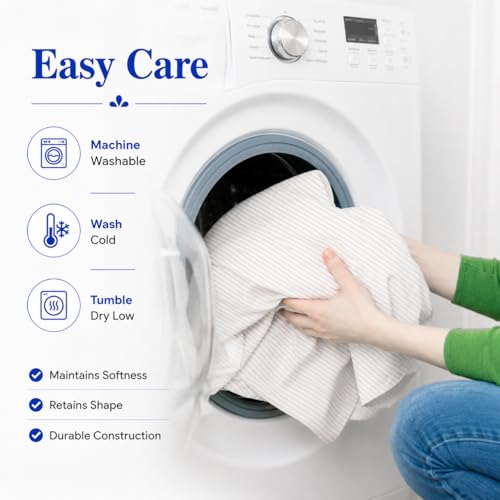 Waterproof Pillow Protectors, Standard Size 20x26, Set of 2, Hypoallergenic