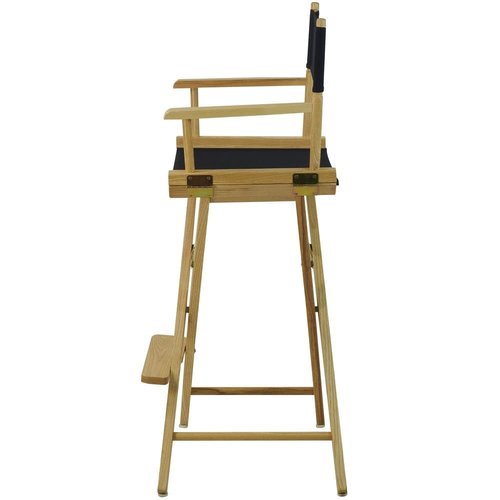 American Trails Extra-Wide Premium 30" Director's Chair Natural Frame with Hunter Green Canvas, Bar Height