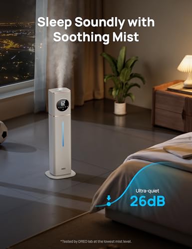Smart Cool Mist Humidifier 11L Large Room 700 Sq Ft 100H Runtime White
