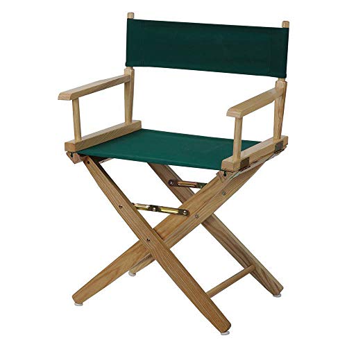 Director Chair Canvas Replacement Set with Sticks, Green, Medium