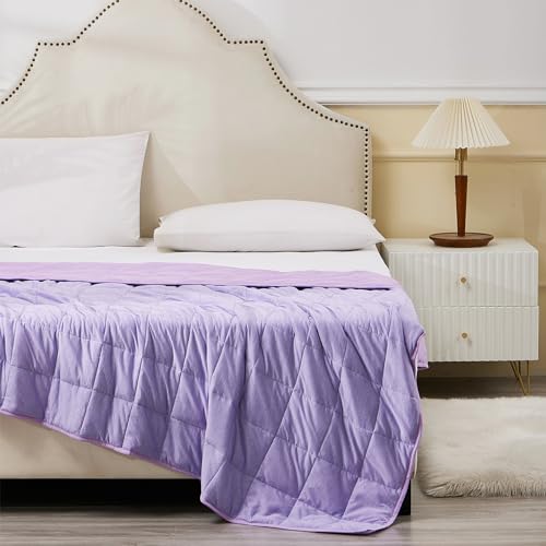 10 lb Weighted Blanket 48x72 Inch Cooling Bed Blanket for All Seasons