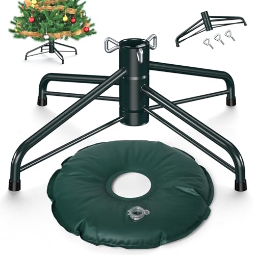 Womnwomn Christmas Tree Stand for Artificial Trees 4-6ft, Metal Base with Floor Protectors