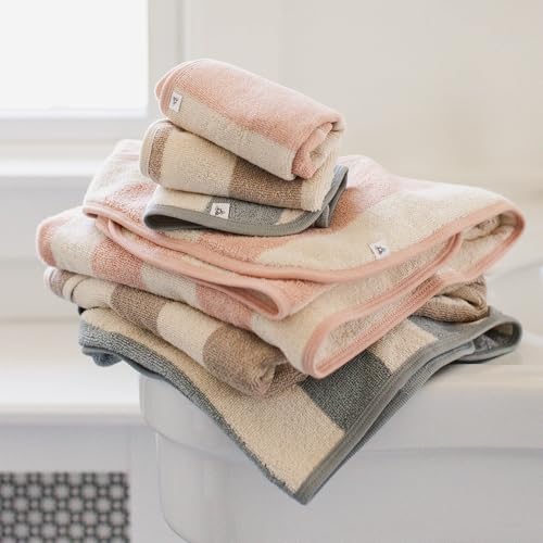 Burt's Bees Baby Organic Cotton Hooded Bath Towel, Soft Terry 32"x32"