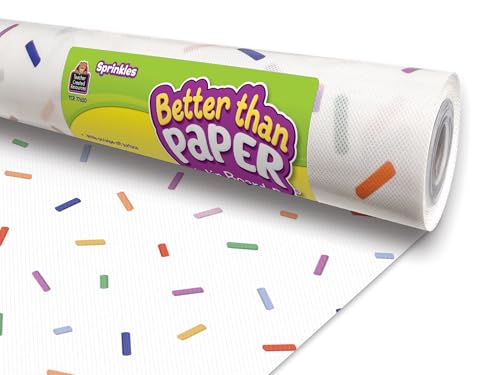 Sprinkles Bulletin Board Paper Roll - Durable Classroom Display Cover