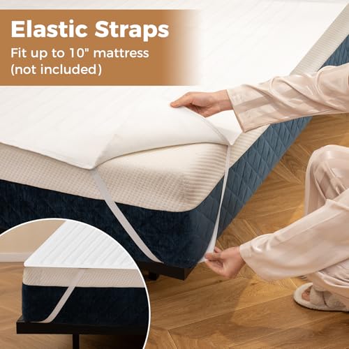 Heated Mattress Pad Twin - Electric Bed Warmer with 9 Heat Settings