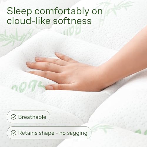 Niagara Sleep Solution Cooling Queen Mattress Topper - Bamboo Pillow Top