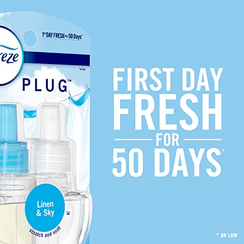 Plug-In Scented Oil Air Freshener Refills - Moonlight Breeze Scent (3 Pack)