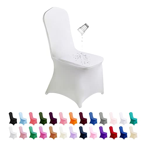 25PCS Waterproof Stretch Spandex Chair Covers - Universal Fit for Events