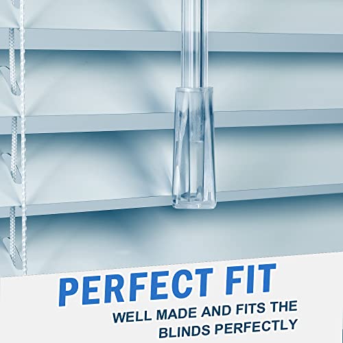 12-Inch Window Blind Tilt Wand Replacement with Hook - 6 Pack