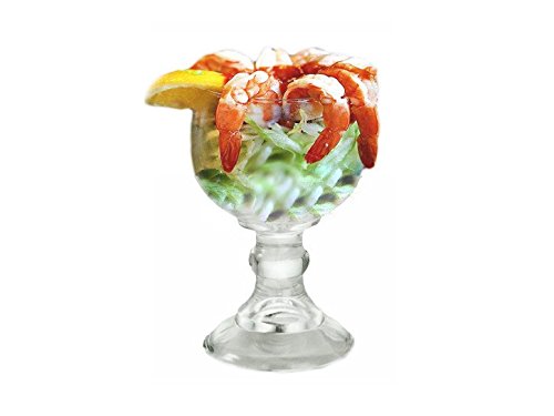 Chefcaptain Classic 21.5 Oz Margarita & Cocktail Glass Set of 4 with Color Clips