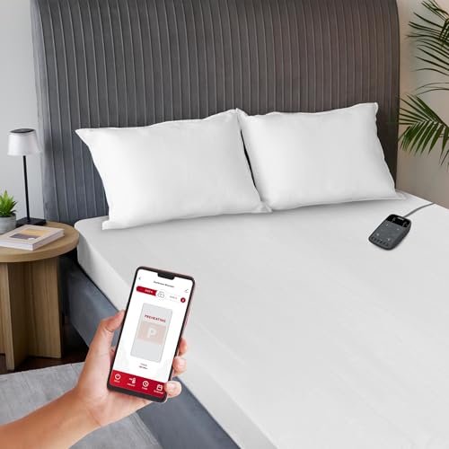 Wi-Fi Connected Electric Mattress Pad with 10 Heat Settings - King Size