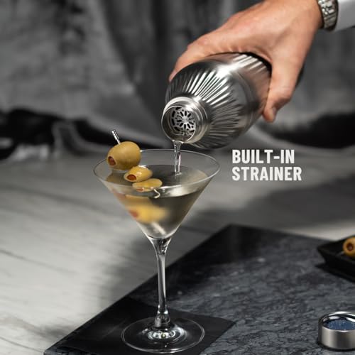 Elevated Craft Diamond Edition Hybrid Cocktail Shaker Set 28oz Stainless Steel
