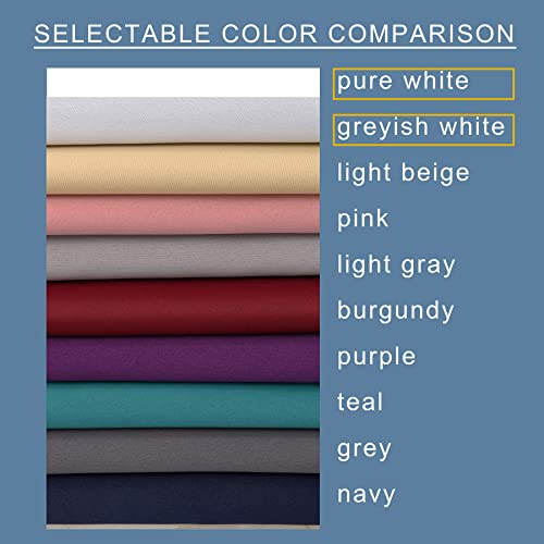 Short Blackout Curtains - 24 Inch Tier Curtains for Small Windows, 2 Panels