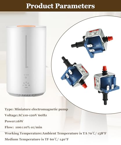 JYPC-2 Electromagnetic Solenoid Water Pump 110V-120V for Appliances