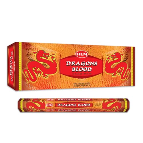 Dragon's Blood Hand-Rolled Incense Sticks - 120 Count Box for Stress Relief