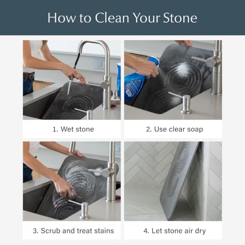 Diatomaceous Earth Stone Bath Mat - Non-Slip Quick-Dry Shower Mat