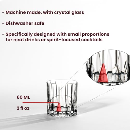Riedel Drink Specific Neat Glass 5.9oz - Clear, Set of 2