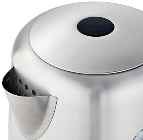 1L Electric Stainless Steel Kettle, Fast Boiling 1500W Tea & Coffee Maker