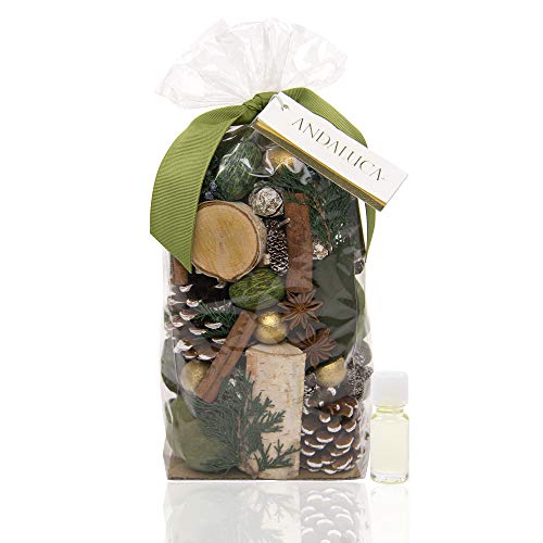 Evergreen Pine Potpourri Bag with Fragrance Refresher Oil