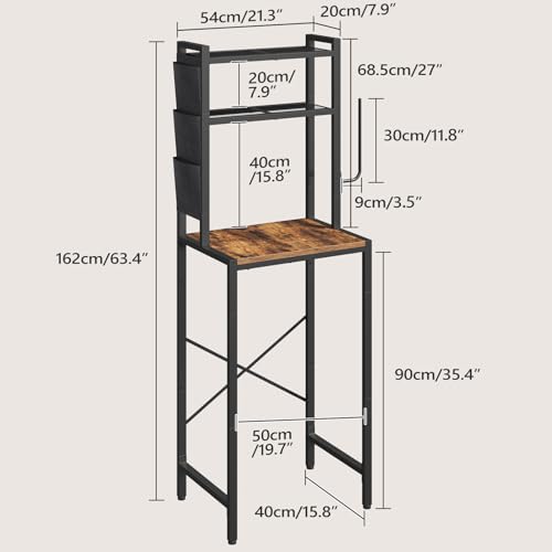 3-Tier Bakers Rack with Mini Fridge Shelf and Coffee Bar Station